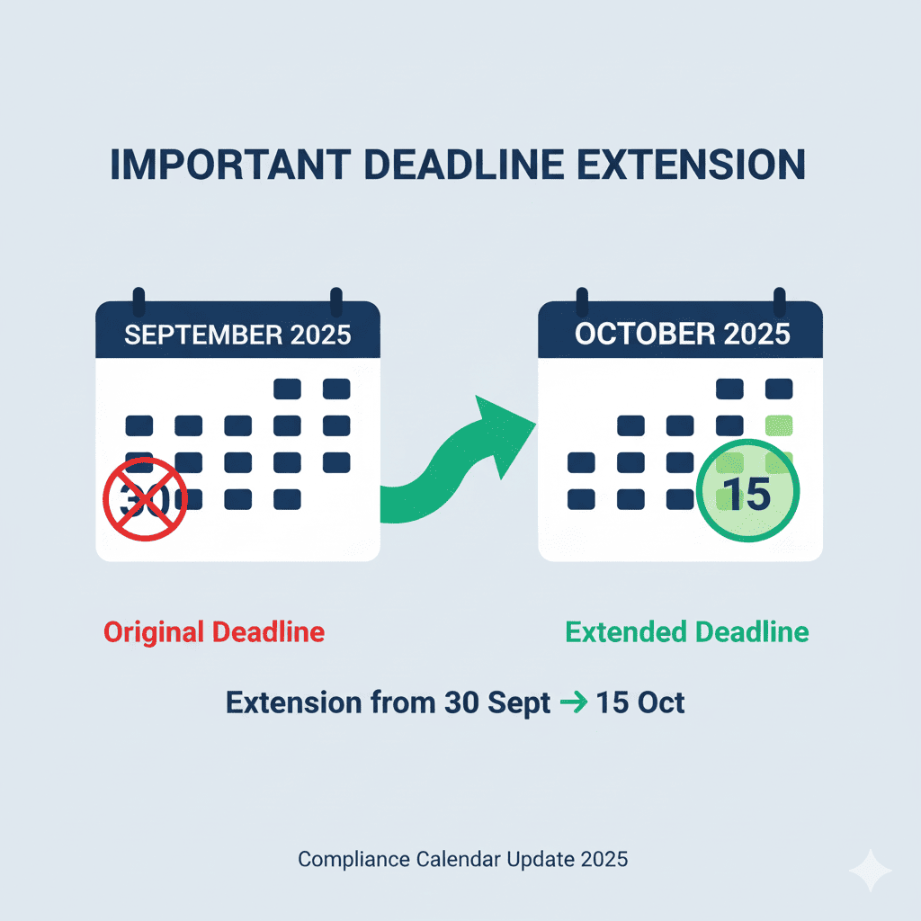 MCA Circular 04/2025: Deadline Extension for DIR-3-KYC & DIR-3-KYC-WEB Filing Explained 1 DIR-3-KYC due date extended (1)